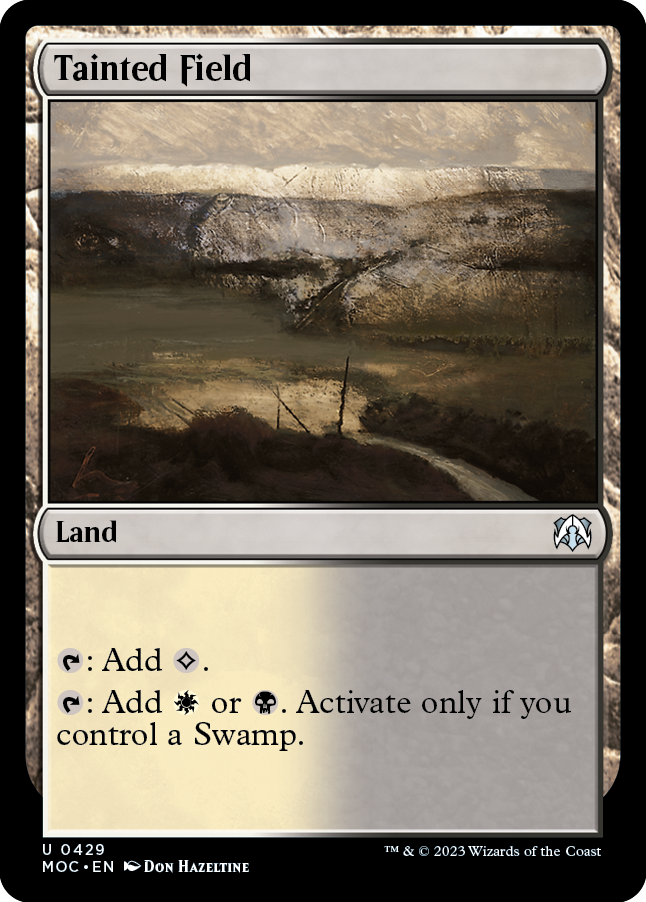 Tainted Field [March of the Machine Commander] - Magic: The Gathering - Card Brawlers | Quebec | Canada |