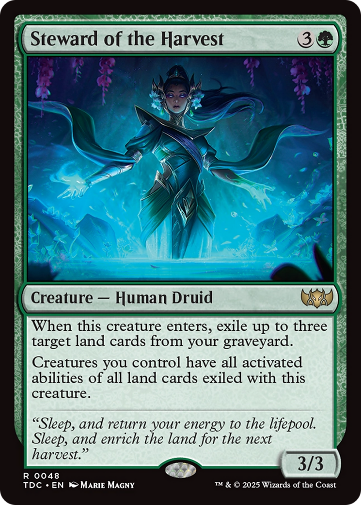 Steward of the Harvest [Tarkir: Dragonstorm Commander] - Magic: The Gathering - Card Brawlers | Quebec | Canada |