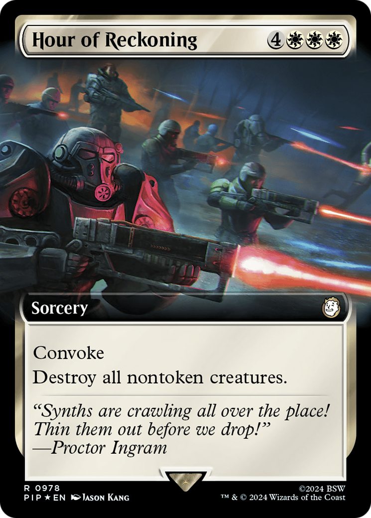Hour of Reckoning (Extended Art) (Surge Foil) [Fallout] - Magic: The Gathering - Card Brawlers | Quebec | Canada |
