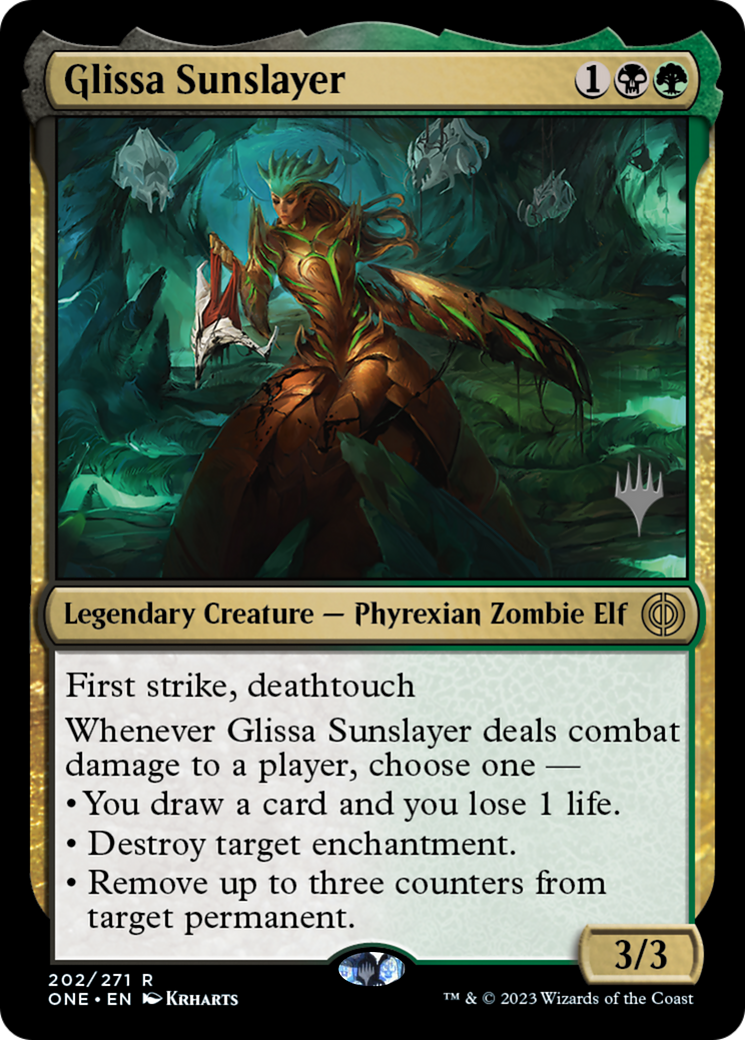 Glissa Sunslayer (Promo Pack) [Phyrexia: All Will Be One Promos] - Magic: The Gathering - Card Brawlers | Quebec | Canada |