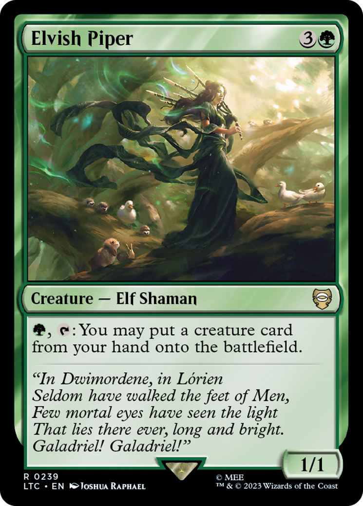Elvish Piper [The Lord of the Rings: Tales of Middle-Earth Commander] - Magic: The Gathering - Card Brawlers | Quebec | Canada |