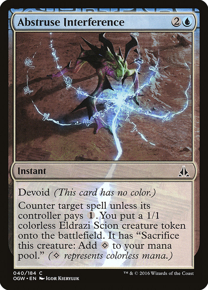Abstruse Interference [Oath of the Gatewatch] - Magic: The Gathering - Card Brawlers | Quebec | Canada |