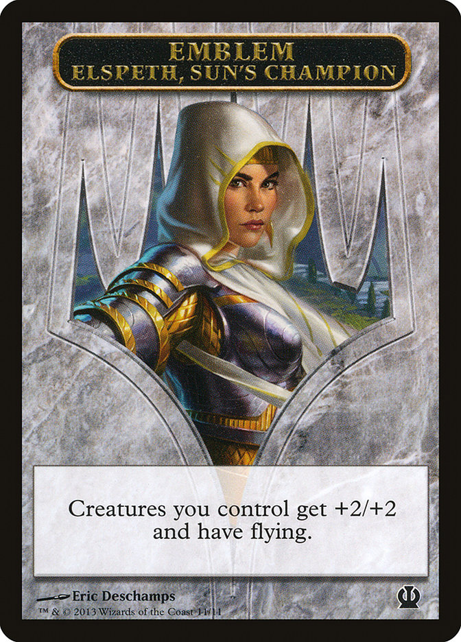 Elspeth, Sun's Champion Emblem [Theros Tokens] - Magic: The Gathering - Card Brawlers | Quebec | Canada |