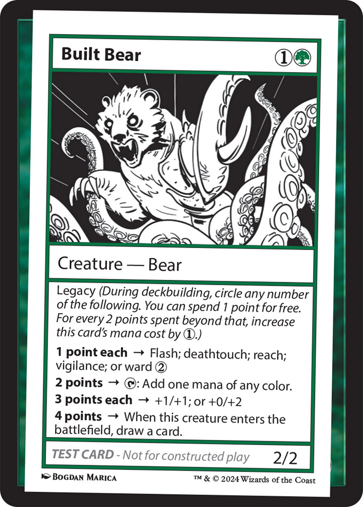 Built Bear [Mystery Booster 2 Playtest Cards] - Magic: The Gathering - Card Brawlers | Quebec | Canada |