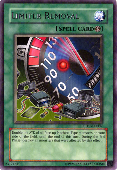 Limiter Removal [CP01-EN007] Rare - Yu-Gi-Oh! - Card Brawlers | Quebec | Canada |