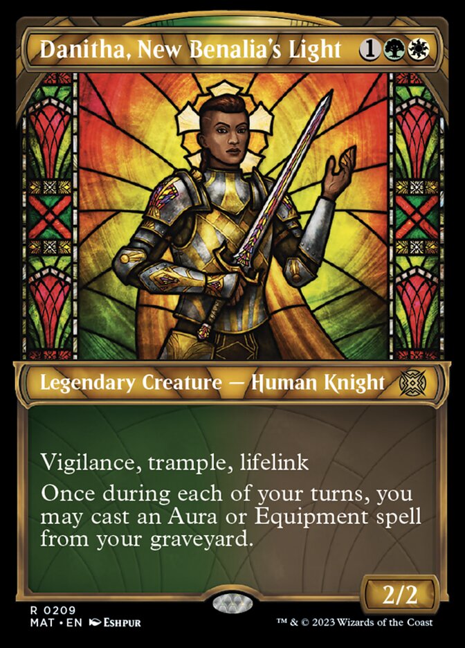 Danitha, New Benalia's Light (Showcase Halo Foil) [March of the Machine: The Aftermath] - Magic: The Gathering - Card Brawlers | Quebec | Canada |