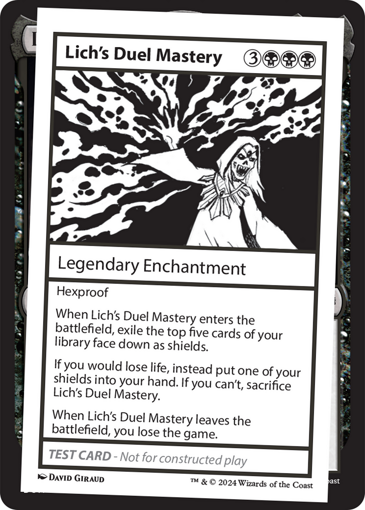 Lich's Duel Mastery [Mystery Booster 2 Playtest Cards] - Magic: The Gathering - Card Brawlers | Quebec | Canada |