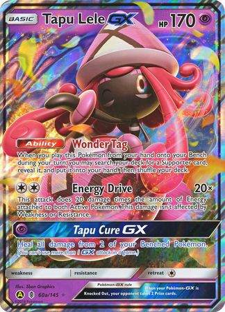 Tapu Lele GX (60a/145) (Alternate card) (Jumbo Card) [Sun & Moon: Guardians Rising] - Pokémon - Card Brawlers | Quebec | Canada |
