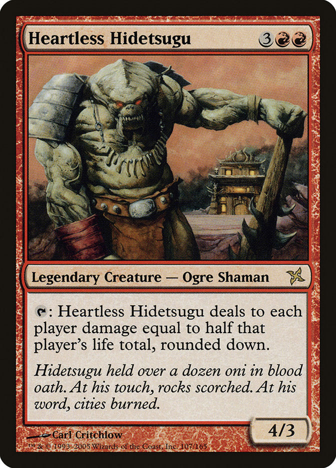 Heartless Hidetsugu [Betrayers of Kamigawa] - Magic: The Gathering - Card Brawlers | Quebec | Canada |