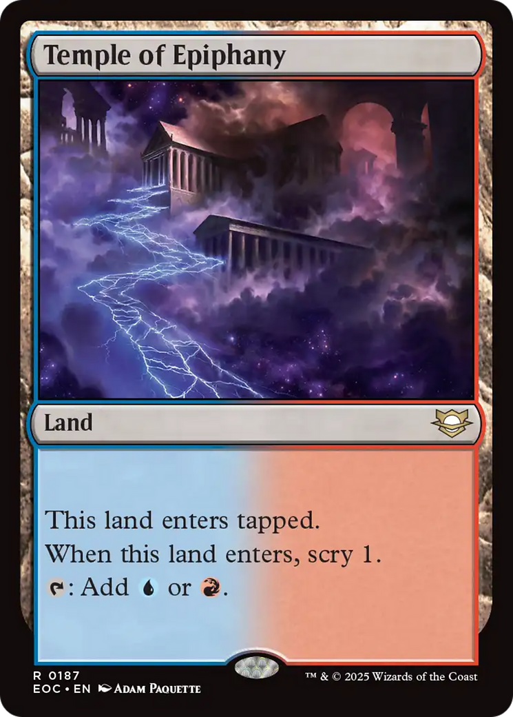Temple of Epiphany [Edge of Eternities Commander] - Magic: The Gathering - Card Brawlers | Quebec | Canada |
