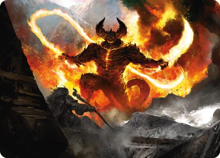The Balrog, Durin's Bane Art Card [The Lord of the Rings: Tales of Middle-earth Art Series] - Magic: The Gathering - Card Brawlers | Quebec | Canada |