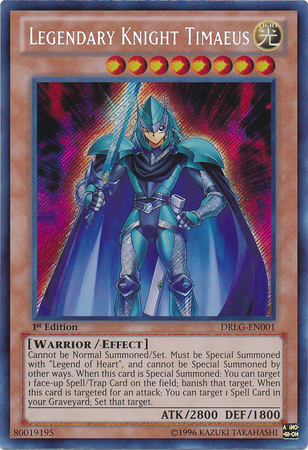 Legendary Knight Timaeus [DRLG-EN001] Secret Rare - Yu-Gi-Oh! - Card Brawlers | Quebec | Canada |
