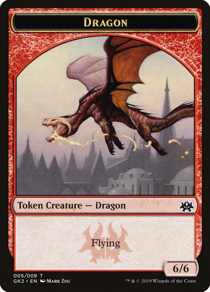 Dragon // Goblin Double-Sided Token [Ravnica Allegiance Guild Kit Tokens] - Magic: The Gathering - Card Brawlers | Quebec | Canada |