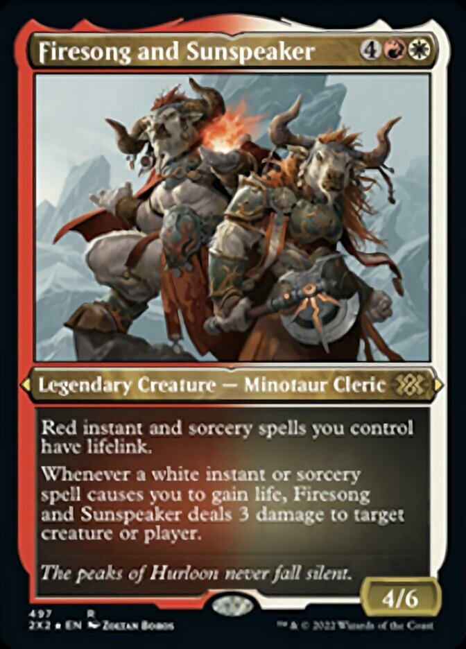 Firesong and Sunspeaker (Foil Etched) [Double Masters 2022] - Magic: The Gathering - Card Brawlers | Quebec | Canada |