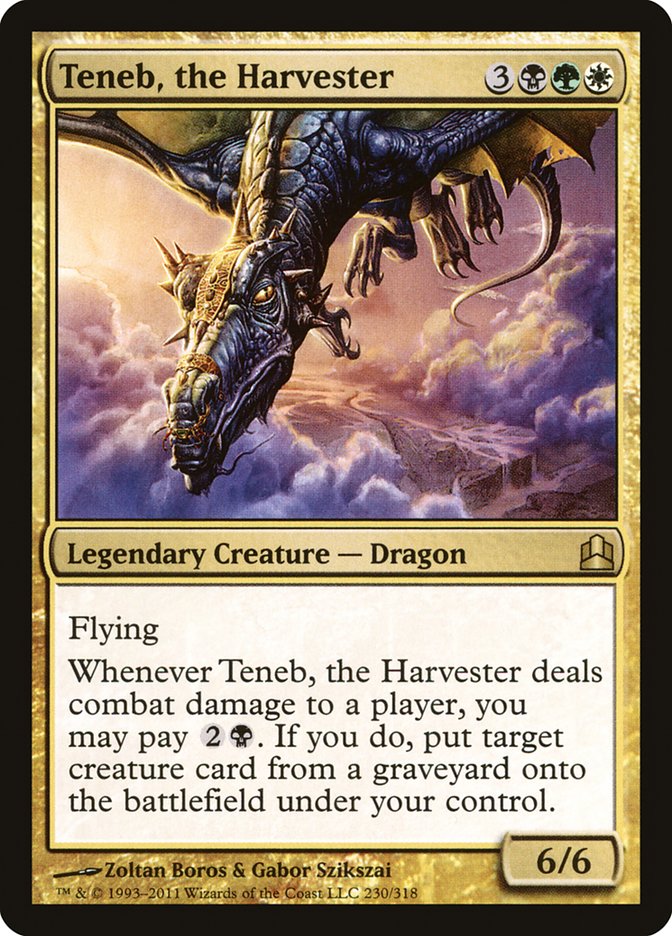 Teneb, the Harvester [Commander 2011] - Magic: The Gathering - Card Brawlers | Quebec | Canada |