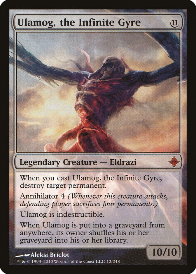 Ulamog, the Infinite Gyre [Rise of the Eldrazi] - Magic: The Gathering - Card Brawlers | Quebec | Canada |