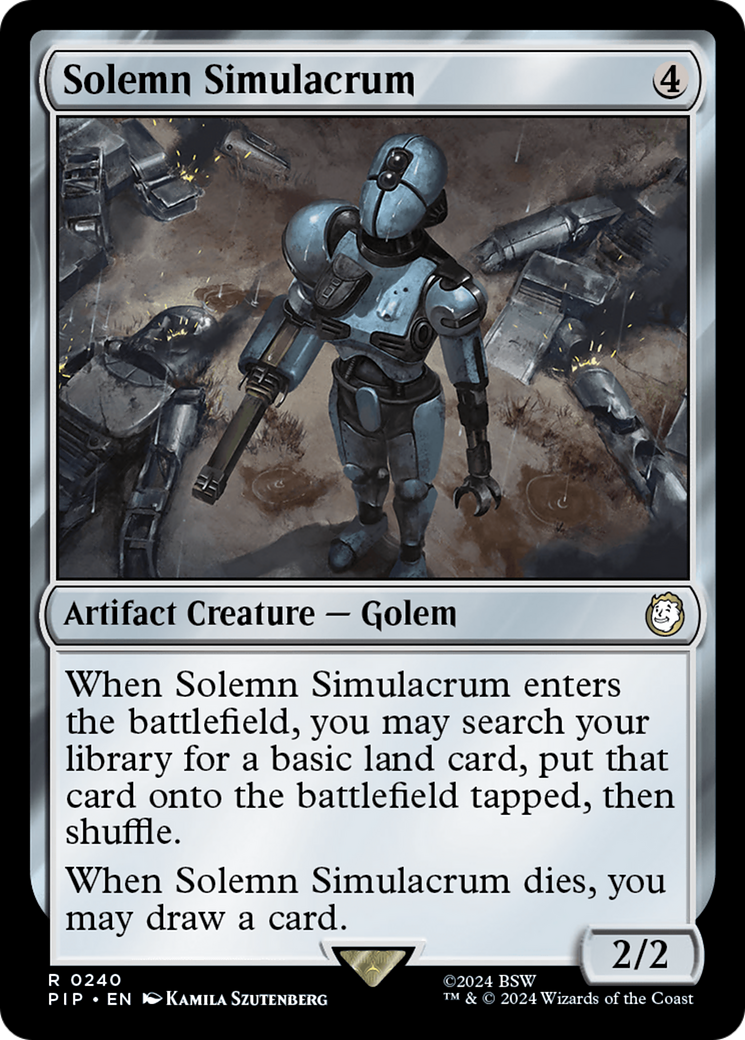Solemn Simulacrum [Fallout] - Magic: The Gathering - Card Brawlers | Quebec | Canada |