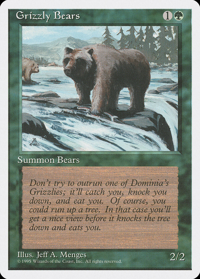 Grizzly Bears [Fourth Edition] - Magic: The Gathering - Card Brawlers | Quebec | Canada |