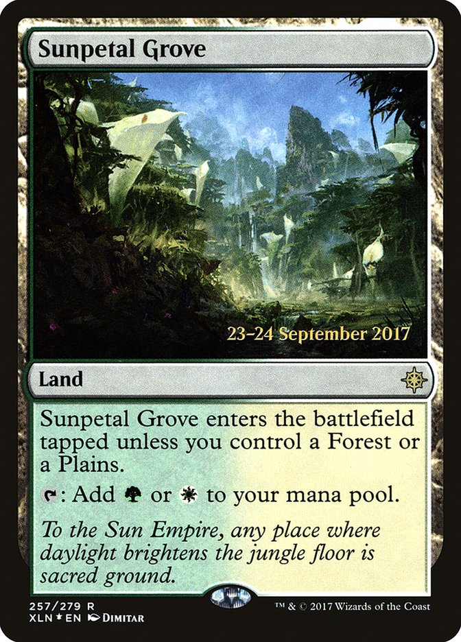 Sunpetal Grove [Ixalan Prerelease Promos] - Magic: The Gathering - Card Brawlers | Quebec | Canada |