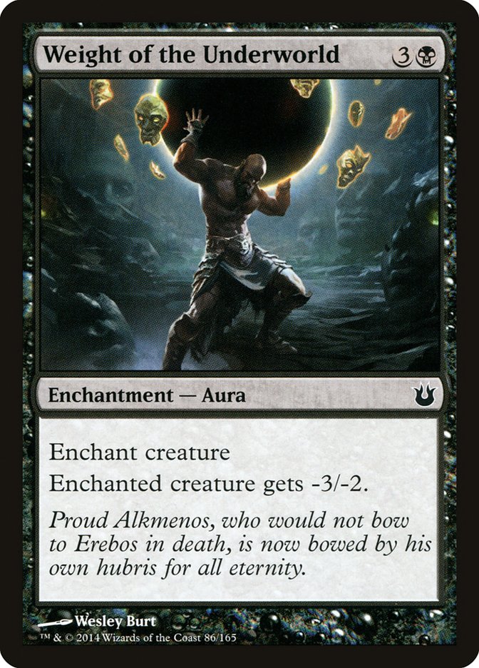 Weight of the Underworld [Born of the Gods] - Magic: The Gathering - Card Brawlers | Quebec | Canada |