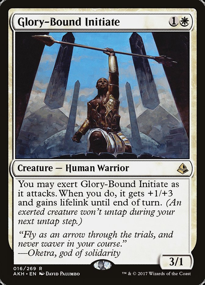 Glory-Bound Initiate [Amonkhet] - Magic: The Gathering - Card Brawlers | Quebec | Canada |