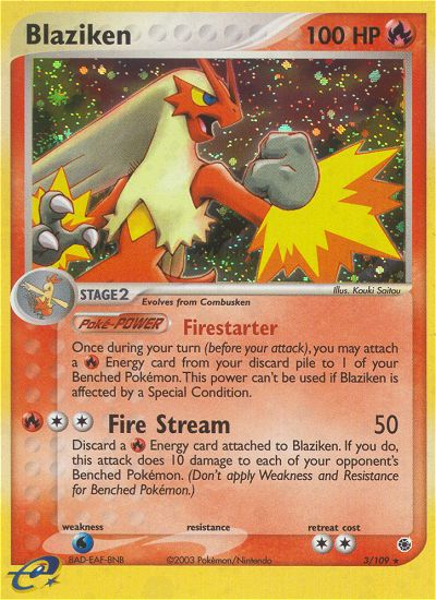Blaziken (3/109) [EX: Ruby & Sapphire] - Pokémon - Card Brawlers | Quebec | Canada |