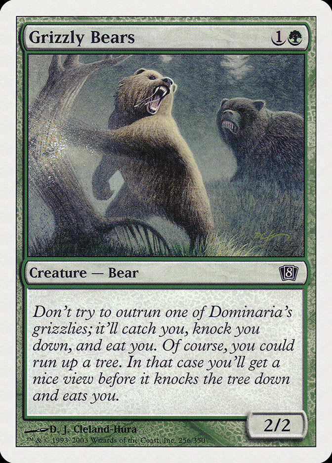 Grizzly Bears [Eighth Edition] - Magic: The Gathering - Card Brawlers | Quebec | Canada |