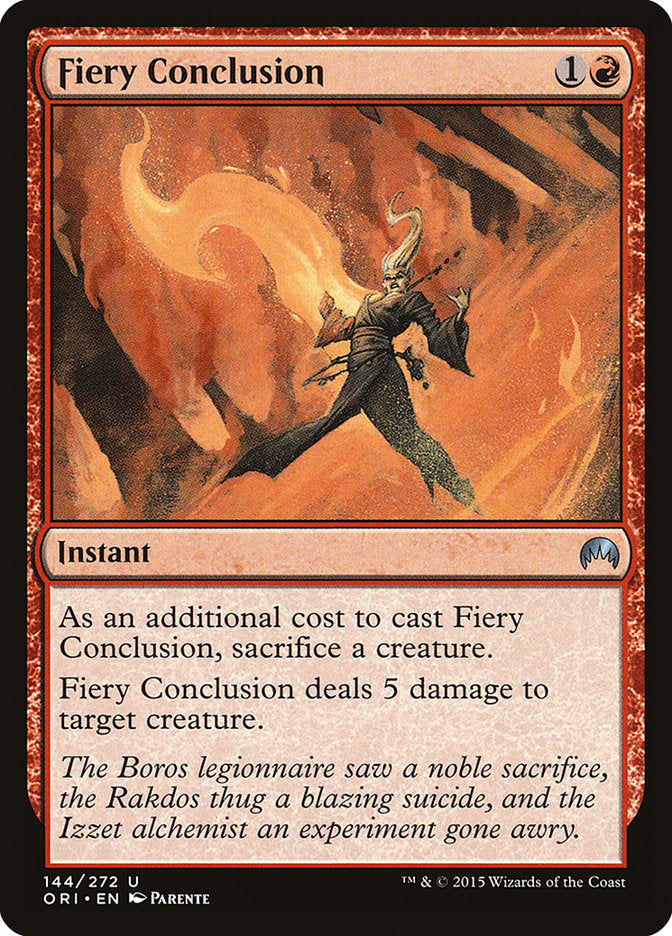 Fiery Conclusion [Magic Origins] - Magic: The Gathering - Card Brawlers | Quebec | Canada |