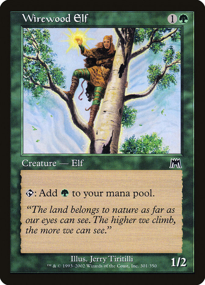 Wirewood Elf [Onslaught] - Magic: The Gathering - Card Brawlers | Quebec | Canada |