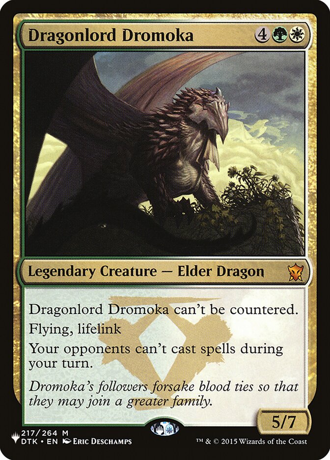 Dragonlord Dromoka [The List] - Magic: The Gathering - Card Brawlers | Quebec | Canada |