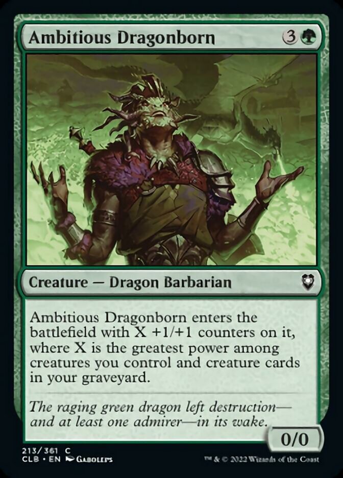 Ambitious Dragonborn [Commander Legends: Battle for Baldur's Gate] - Magic: The Gathering - Card Brawlers | Quebec | Canada |