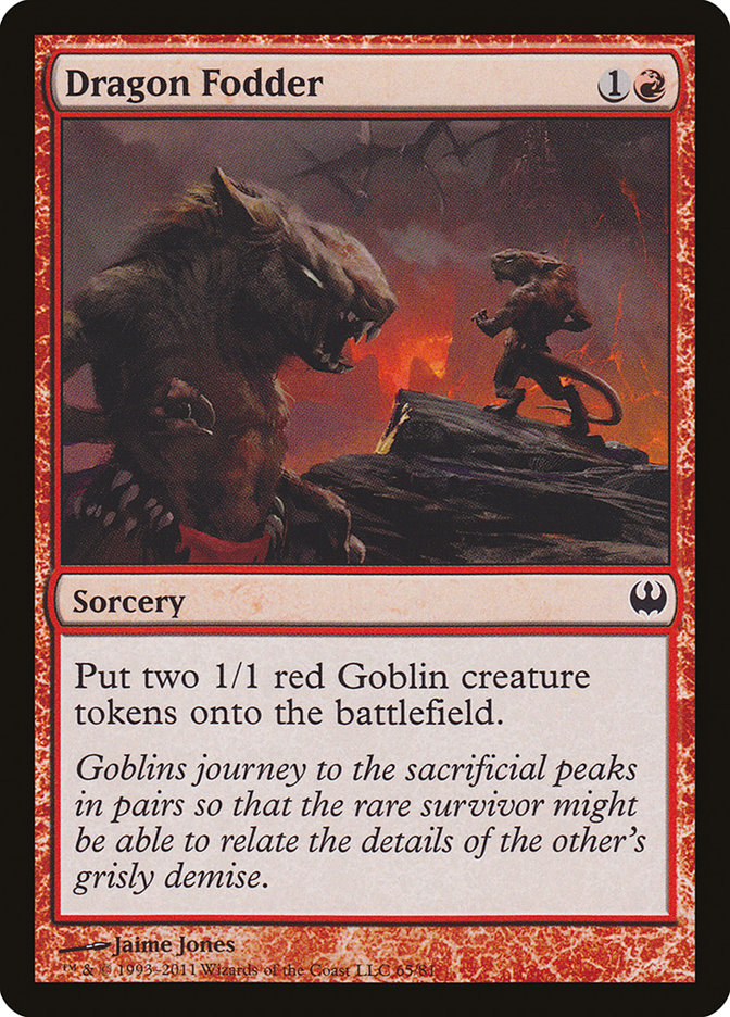 Dragon Fodder [Duel Decks: Knights vs. Dragons] - Magic: The Gathering - Card Brawlers | Quebec | Canada |
