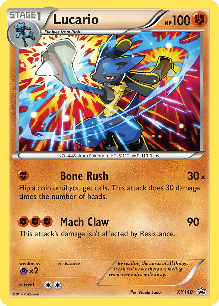 Lucario (XY140) [XY: Black Star Promos] - Pokémon - Card Brawlers | Quebec | Canada |