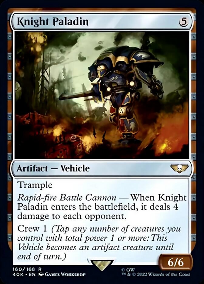 Knight Paladin (Surge Foil) [Warhammer 40,000] - Magic: The Gathering - Card Brawlers | Quebec | Canada |