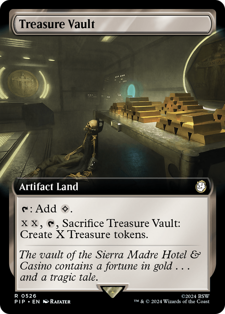 Treasure Vault (Extended Art) [Fallout] - Magic: The Gathering - Card Brawlers | Quebec | Canada |