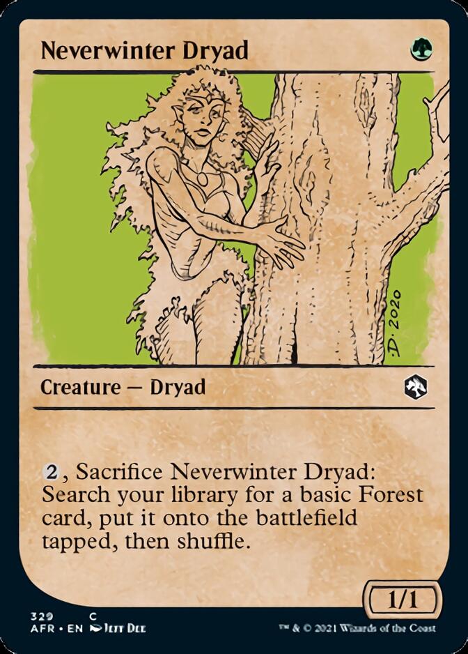 Neverwinter Dryad (Showcase) [Dungeons & Dragons: Adventures in the Forgotten Realms] - Magic: The Gathering - Card Brawlers | Quebec | Canada |