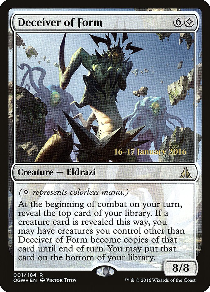 Deceiver of Form [Oath of the Gatewatch Prerelease Promos] - Magic: The Gathering - Card Brawlers | Quebec | Canada |