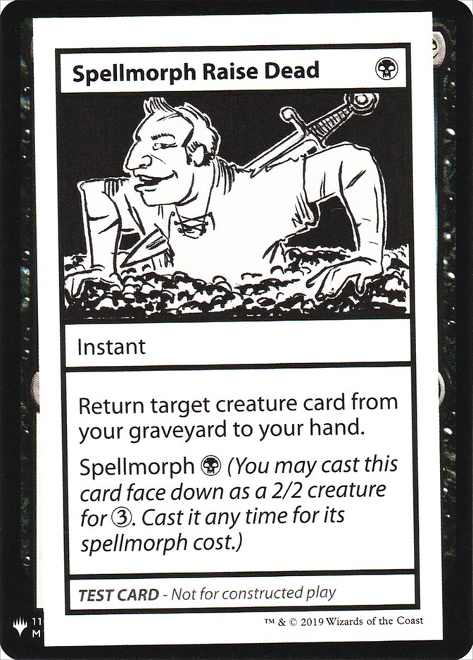 Spellmorph Raise Dead [Mystery Booster Playtest Cards] - Magic: The Gathering - Card Brawlers | Quebec | Canada |