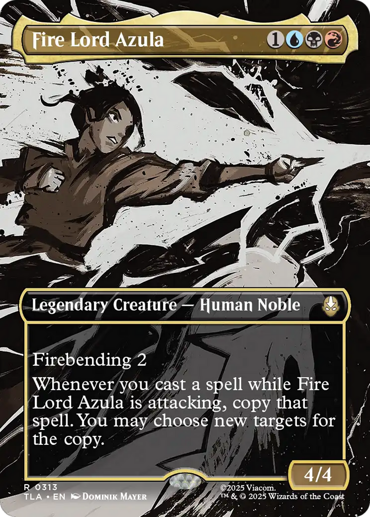 Fire Lord Azula (0313) (Borderless) [Avatar: The Last Airbender] - Magic: The Gathering - Card Brawlers | Quebec | Canada |