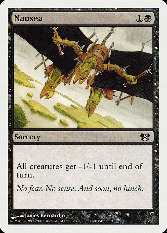 Nausea [Eighth Edition] - Magic: The Gathering - Card Brawlers | Quebec | Canada |
