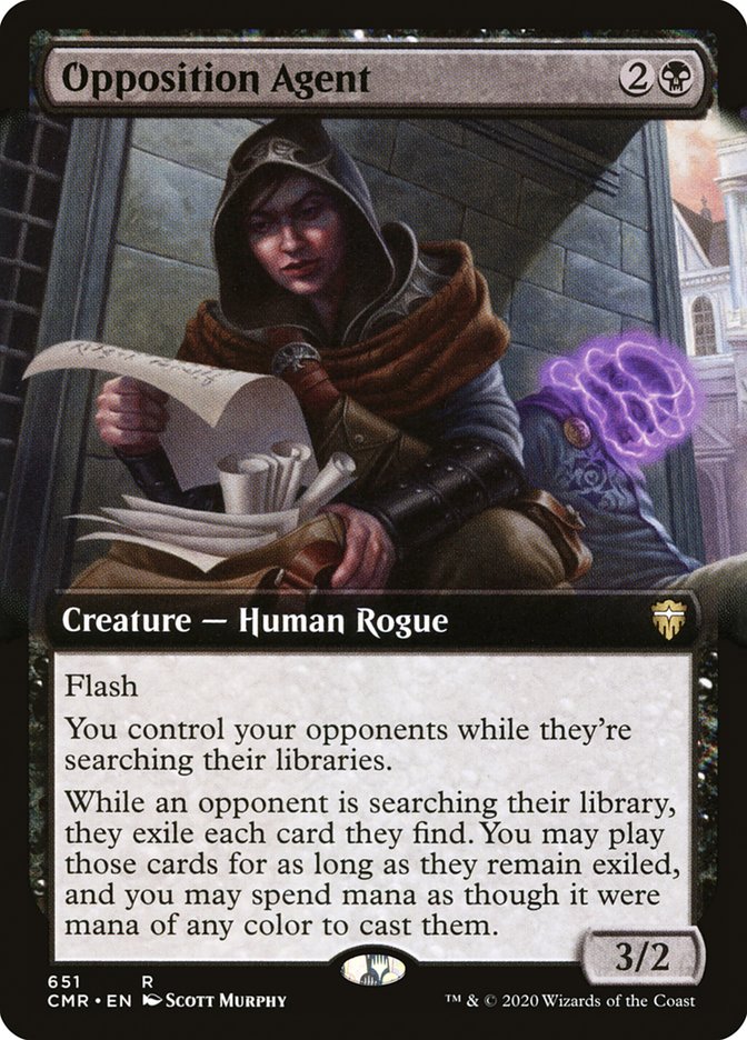 Opposition Agent (Extended Art) [Commander Legends] - Magic: The Gathering - Card Brawlers | Quebec | Canada |