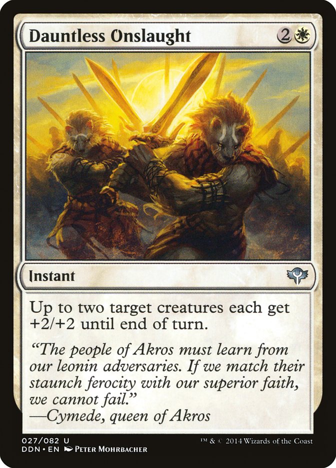 Dauntless Onslaught [Duel Decks: Speed vs. Cunning] - Magic: The Gathering - Card Brawlers | Quebec | Canada |
