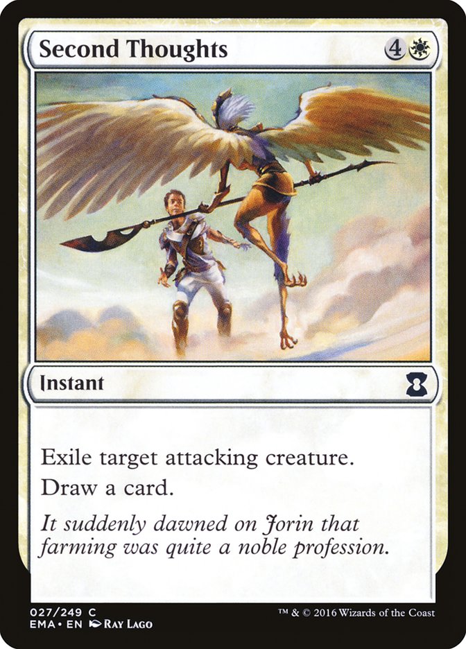 Second Thoughts [Eternal Masters] - Magic: The Gathering - Card Brawlers | Quebec | Canada |