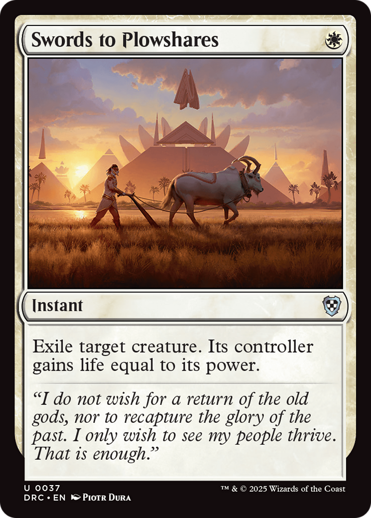 Swords to Plowshares [Aetherdrift Commander] - Magic: The Gathering - Card Brawlers | Quebec | Canada |