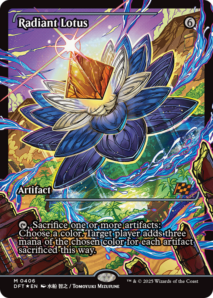 Radiant Lotus (Showcase) [Aetherdrift] - Magic: The Gathering - Card Brawlers | Quebec | Canada |