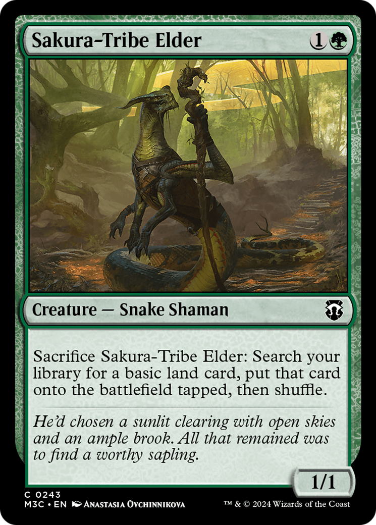 Sakura-Tribe Elder (Ripple Foil) [Modern Horizons 3 Commander] - Magic: The Gathering - Card Brawlers | Quebec | Canada |