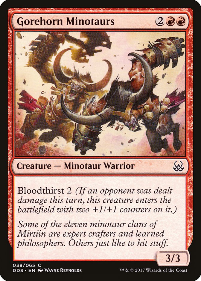 Gorehorn Minotaurs [Duel Decks: Mind vs. Might] - Magic: The Gathering - Card Brawlers | Quebec | Canada |