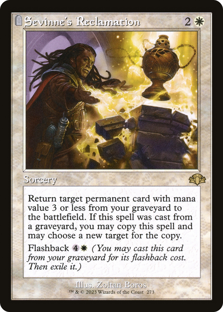 Sevinne's Reclamation (Retro) [Dominaria Remastered] - Magic: The Gathering - Card Brawlers | Quebec | Canada |