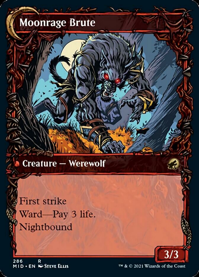 Brutal Cathar // Moonrage Brute (Showcase Equinox) [Innistrad: Midnight Hunt] - Magic: The Gathering - Card Brawlers | Quebec | Canada |