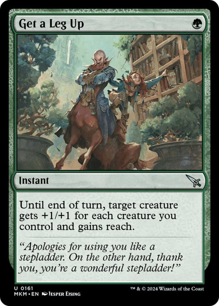 Get a Leg Up [Murders at Karlov Manor] - Magic: The Gathering - Card Brawlers | Quebec | Canada |